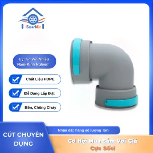 Cút Hdpe Phụ Kiện Lý Tưởng Cho Hệ Thống Máy Cấp Khí Tươi Sạch1