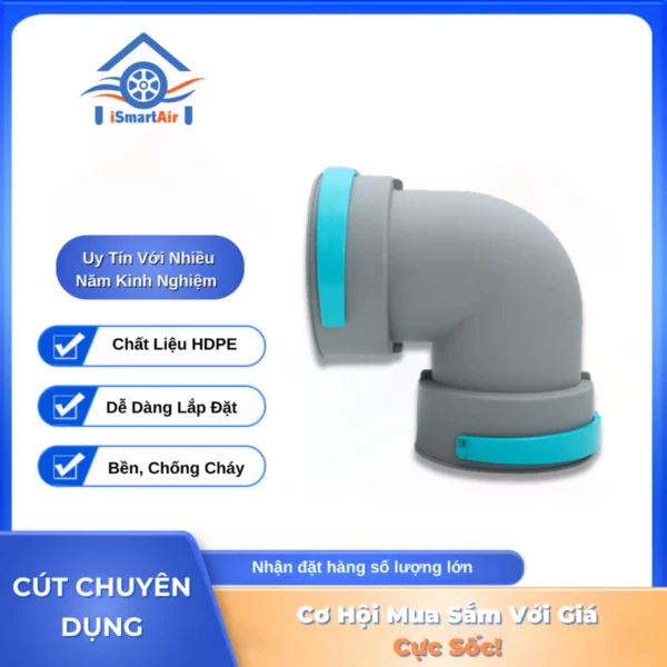 Cút Hdpe Phụ Kiện Lý Tưởng Cho Hệ Thống Máy Cấp Khí Tươi Sạch1