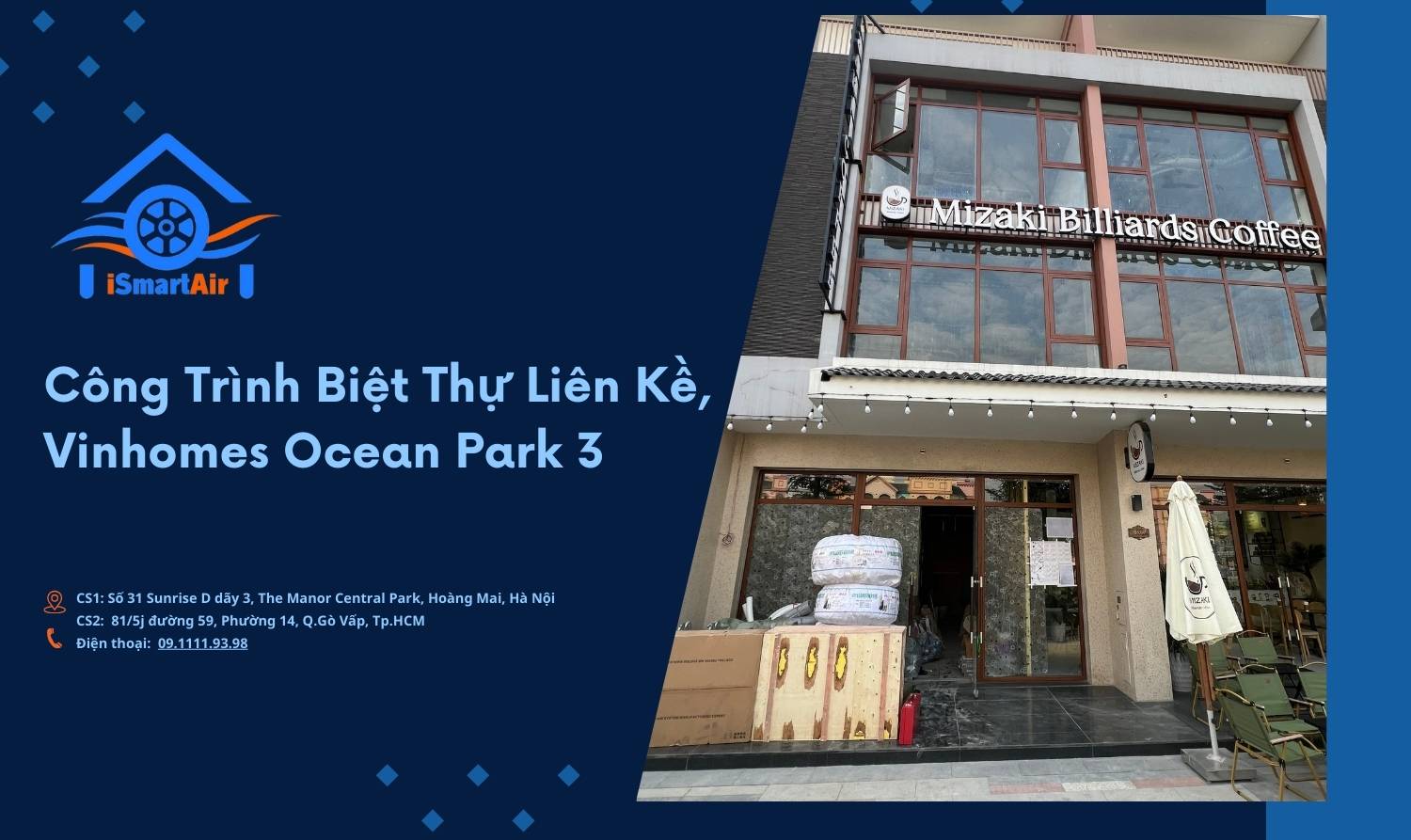 Hệ Thống Cấp Khí Tươi Sạch Cho Biệt Thự Ocean Park 3
